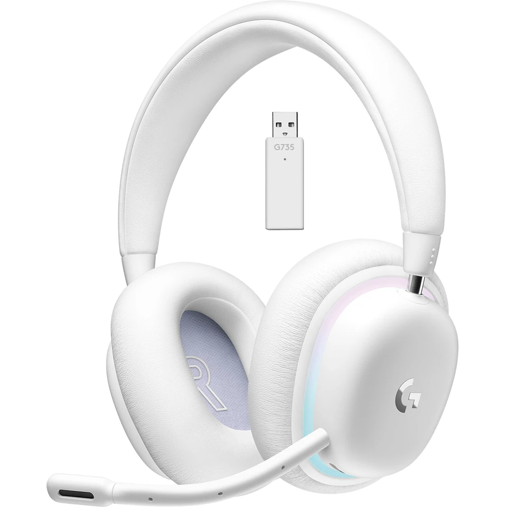 Ігрові навушники Logitech G735 Off White (981-001083) [73845], фото 1