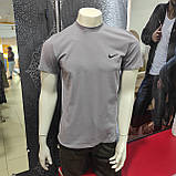 Чоловіча однотонна  футболка сіра, фото 5