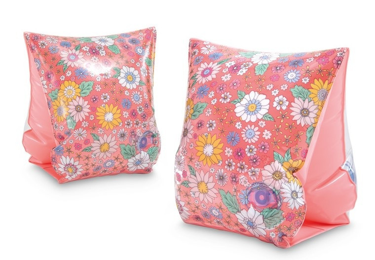 Надувні нарукавники для плавання Солодка квітка. 23x15см, 3-6л, Intex 56669, фото 1