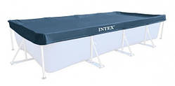 Тент для каркасних прямокутних басейнів Intex 28039, 460х226 см