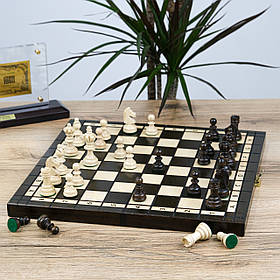 Настільні шахи "Олімпійські" ручної роботи 350*350 мм | Оригінальний подарунок на будь-яке свято