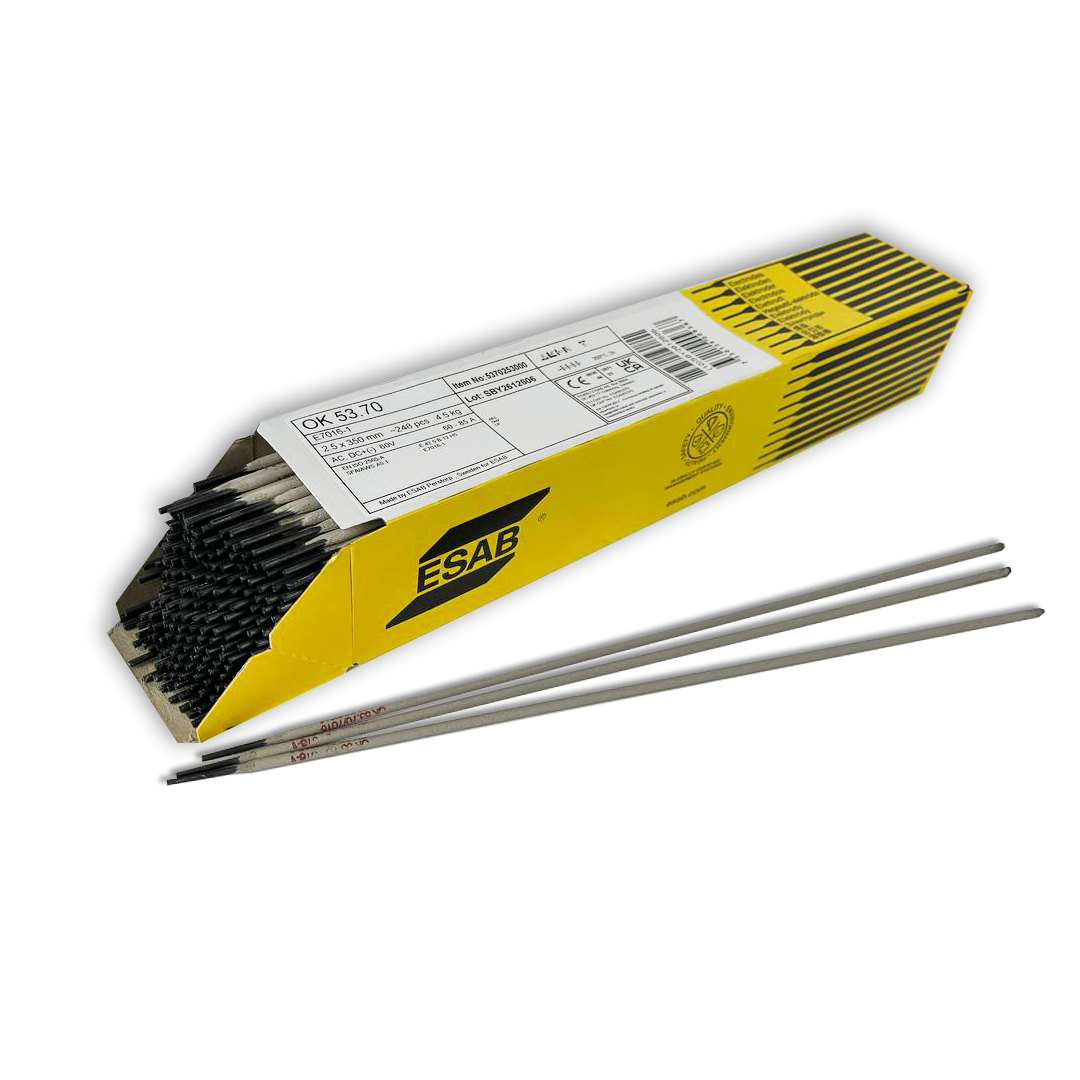 Електроди зварювальні OK 53.70 2,5 мм ESAB (пачка 4,5 кг) (5370253000), фото 1