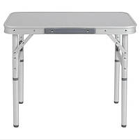 Туристичний Стіл Розкладний Bo-Camp Premium 56x34 cm Grey (1404419) Кемпінговий Складаний Столик для риболовлі, фото 2