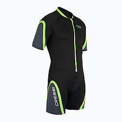 Гідрокостюм Cressi Playa Shorty 2.5 мм чорний/лаймовий