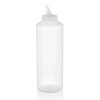 Пляшка для соусу 1000 мл прозора з обертовим наконечником GastroPlast GPSM--001000tr