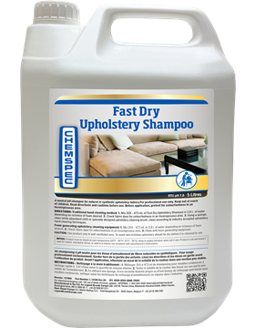 Швидковисихаючий шампунь для меблів 5 л Chemspec Fast Dry Upholstery Shampoo