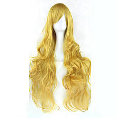 Довгі перуки RESTEQ — 80 см, золотисті хвилясті волосся для косплею, аніме та тематичних образів, високоякісна перука для, фото 3