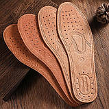 Устілки з натуральної свинячої шкіри 25,5 см дихаючі, фото 6