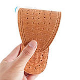 Устілки з натуральної свинячої шкіри 25,5 см дихаючі, фото 9