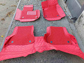 Коврики з бортами. килимки  автомобільні на Audi A3 08-12 - ЕКО ШКІРА