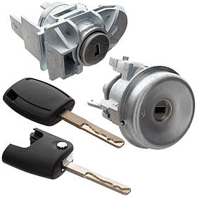 Личинка  передніх лівих дверей + замка запалення  8A6AA22050KG Ford Fiesta VI MK7 08-13 арт DA-35324