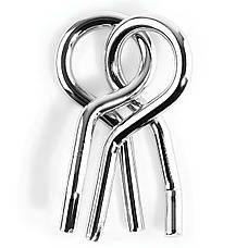 Металеві головоломки Монтессорі RESTEQ — набір з 9 штук у коробці для розвитку логіки, моторики та концентрації уваги у дітей та, фото 3