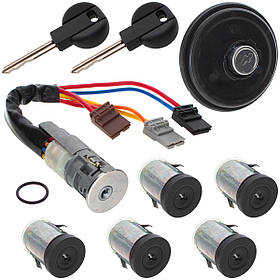 Личинки замка Scudo Expert Jumpy скудо експерт + замок запалювання + пробка арт DA- 31218