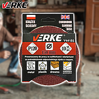 Наждачний папір для авто 120 VERKE V44185 Круги на шліфмашинку 150 mm