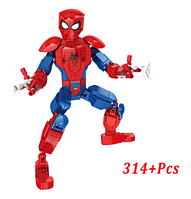 Конструктор Super Heroes Marvel Spider-Man. Фігурка Людини-Павука, 314 деталей