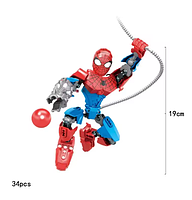 Конструктор Super Heroes Marvel Spider-Man. Фігурка Людини-Павука, 34 деталі