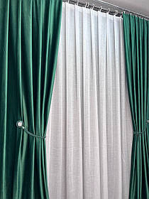 Готовий комплект фіранок та штори.