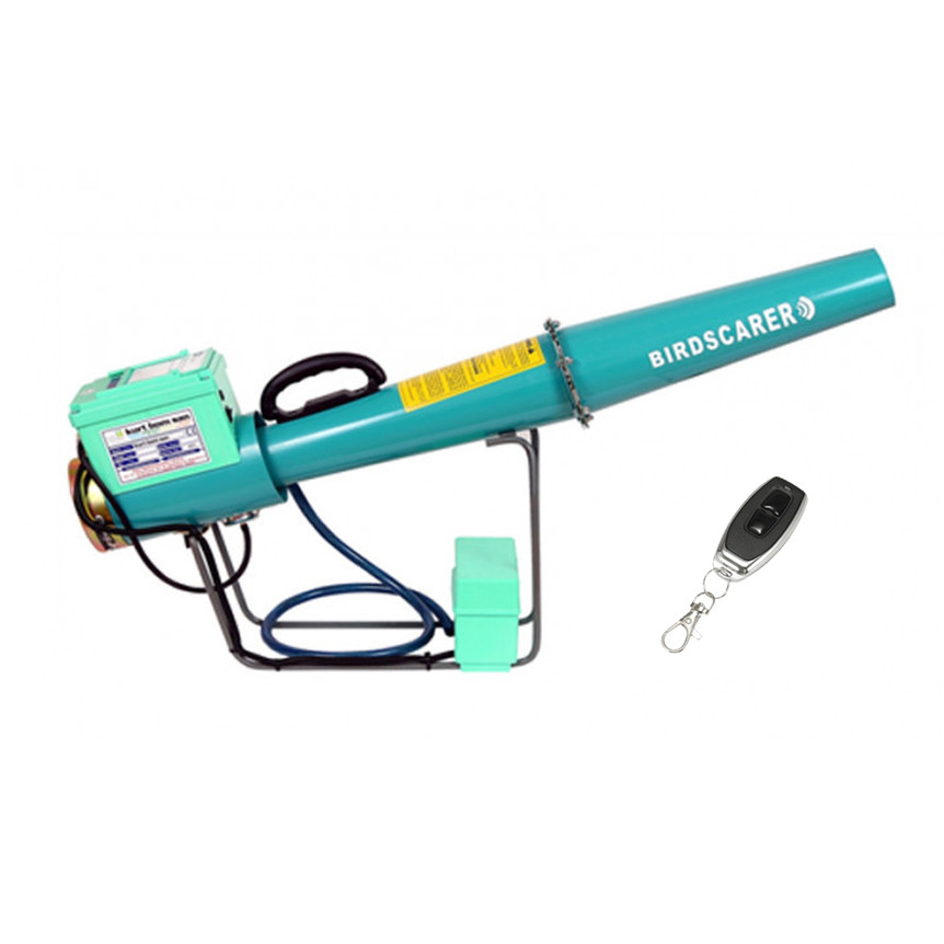 Відлякувач птахів і тварин пропанова гармата електронна з дистанційним керуванням