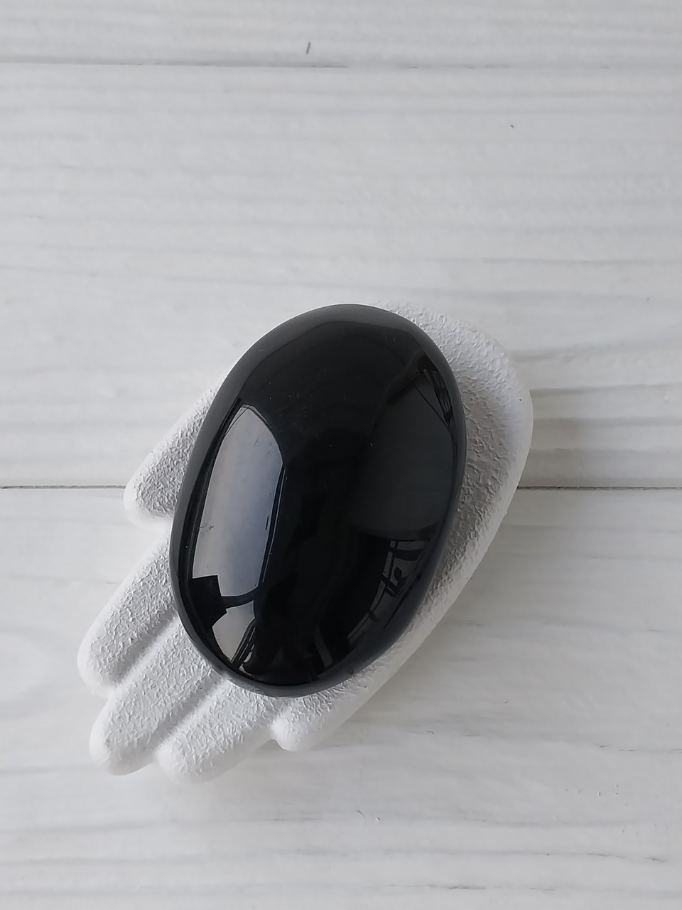 Обсидіан натуральний камінь райдужний обсидіан 63*40*23 мм. Індія!, фото 1