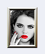 Клік рамка для постера з алюмінію формат А4 25 проф. сріблястого кольору