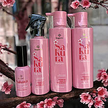 Набір для волосся Sakura Bogenia (шампунь, кондиціонер, спрей, сироватка)