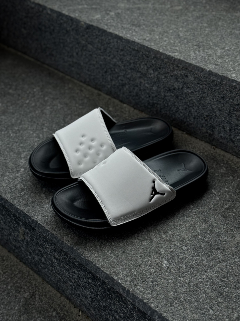 Капці чоловічі Air Jordan Play Slide "White/Black"/DC9835-100, фото 1
