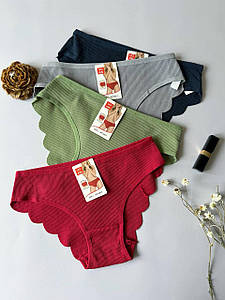 S Бавовняний набір жіночих трусиків сліп UOKIN упаковка 4шт