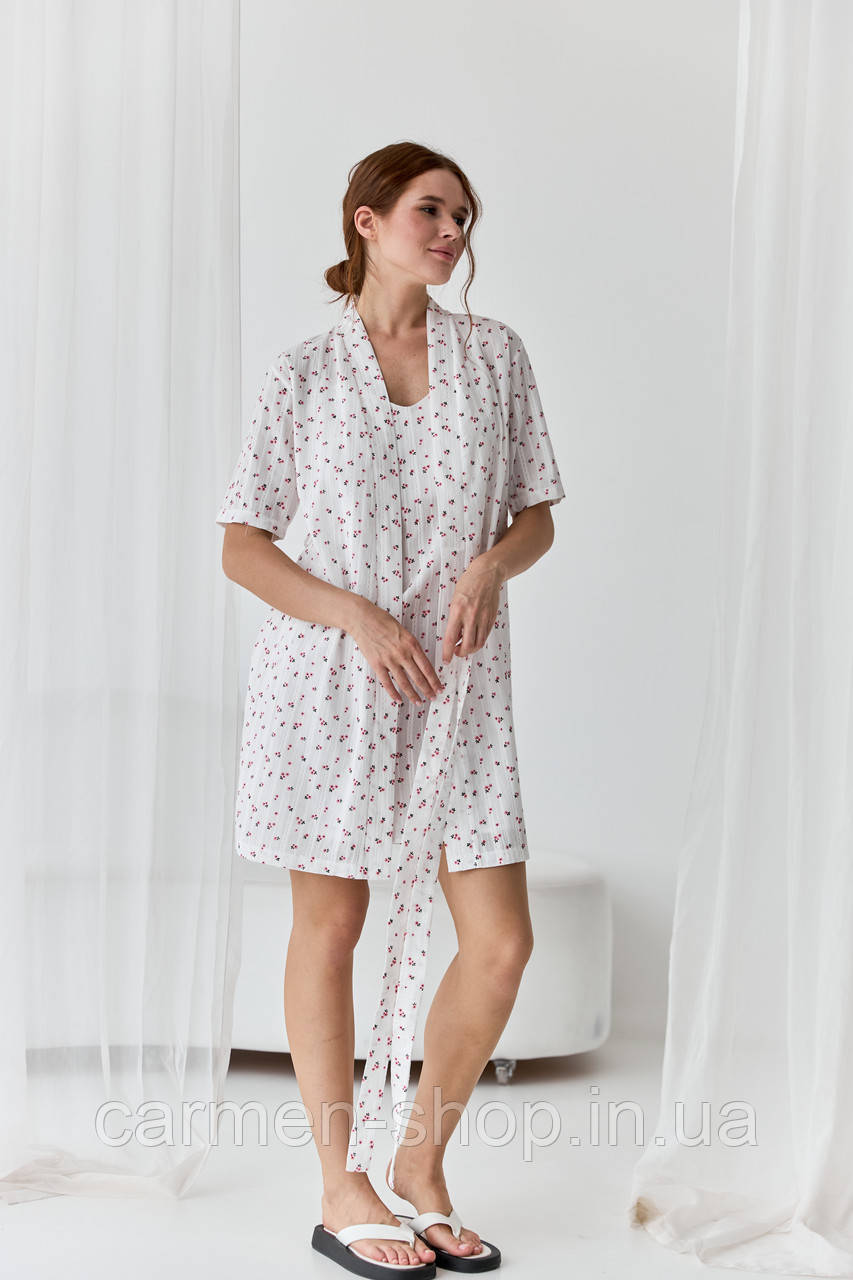 Халат жіночий бавовняний 0375 Barwa Garments, фото 1
