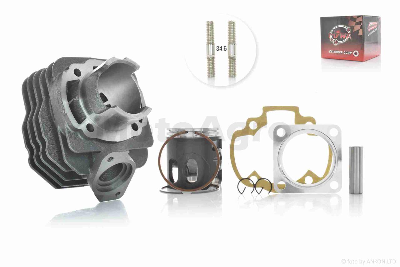 Поршневий циліндр у зборі на скутер хонда діо тюнінг D44 тефлон "MTRT" ТАЙТ AT-7425, фото 1