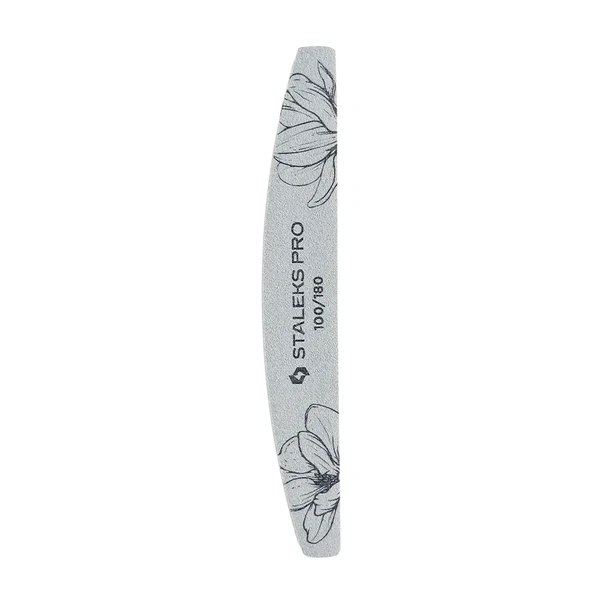 Пилка півмісяць мінеральна STALEKS PRO EXPERT 40 100/180 грит 16,2x2,5 см