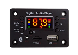 MP3 модуль з Bluetooth 5.0, FM радіо, USB, microSD, модель JQ-D022BT