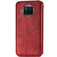 Шкіряний чохол-книжка GETMAN Cubic для Xiaomi Mi 10T Lite / Redmi Note 9 Pro 5G Червоний, фото 3