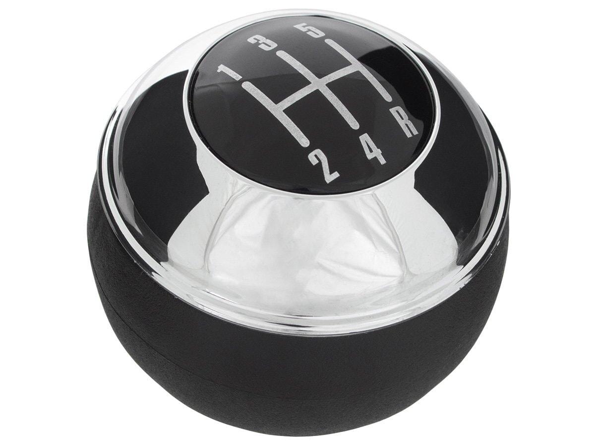 MINI R50 00-06 Ручка КПП ЧОРНА + ХРОМ + ЧОРНА КРИШКА 5 ШВИДКІСТЕЙ, фото 1