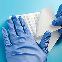 Плівка для ПЛР-плашок, адгезивна поліестерова, стерильна, без ДНКаз, РНКаз, прозора (100 шт)