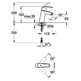 Змішувач для раковини Grohe Eurosmart 23324001, фото 2