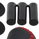 УНІВЕРСАЛЬНА ручка КПП ЧОРНА ШКІРА + ХРОМ + ЧЕРВОНА НИТКА + НАБІР ЕМБЛЕМ 5 І 6 ШВИДКОСТІ, фото 4