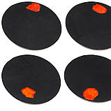 УНІВЕРСАЛЬНА ручка КПП ЧОРНА ШКІРА + ХРОМ + ЧЕРВОНА НИТКА + НАБІР ЕМБЛЕМ 5 І 6 ШВИДКОСТІ, фото 5