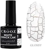 Crooz Гель-лак Crack lak No01 White