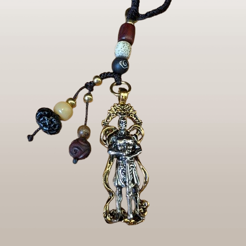 Вінтажний ретро мідний латунний автомобільний брелок статуетка підвіска для ключів