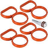 BMW X3 E83 08-11 N47 D20 ущільнювачі заслінки впускного колектора 5 шт. встановити, фото 2