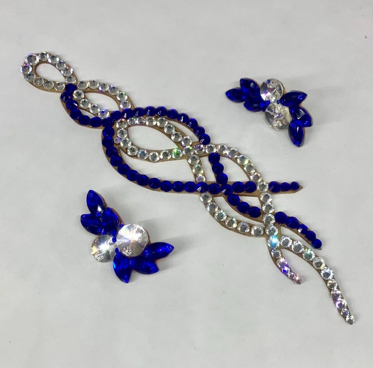 Декор на голову та сережки сценічні,1 шт.