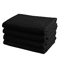 Рушник махровий 70*140 Barber-Spa Black 400 грм/м2 20/2
