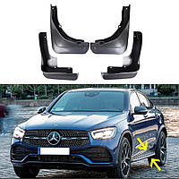 Бризковики для Mercedes GLC 2017+ (з порогами) (Surtep)
