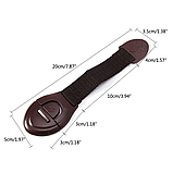 Набір дитячих замків безпеки Baby Proof Security Protector захист для шаф і ящиків від дітей (2шт), фото 4