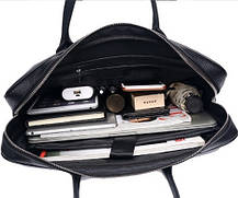 Шкіряна чоловіча сумка-портфель для ноутбука Tiding Bag M364A, фото 6