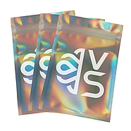 Пакет зіпер 30х40 см оптом Друк логотипу компанії на голографічних зіп-пакетах, фото 6