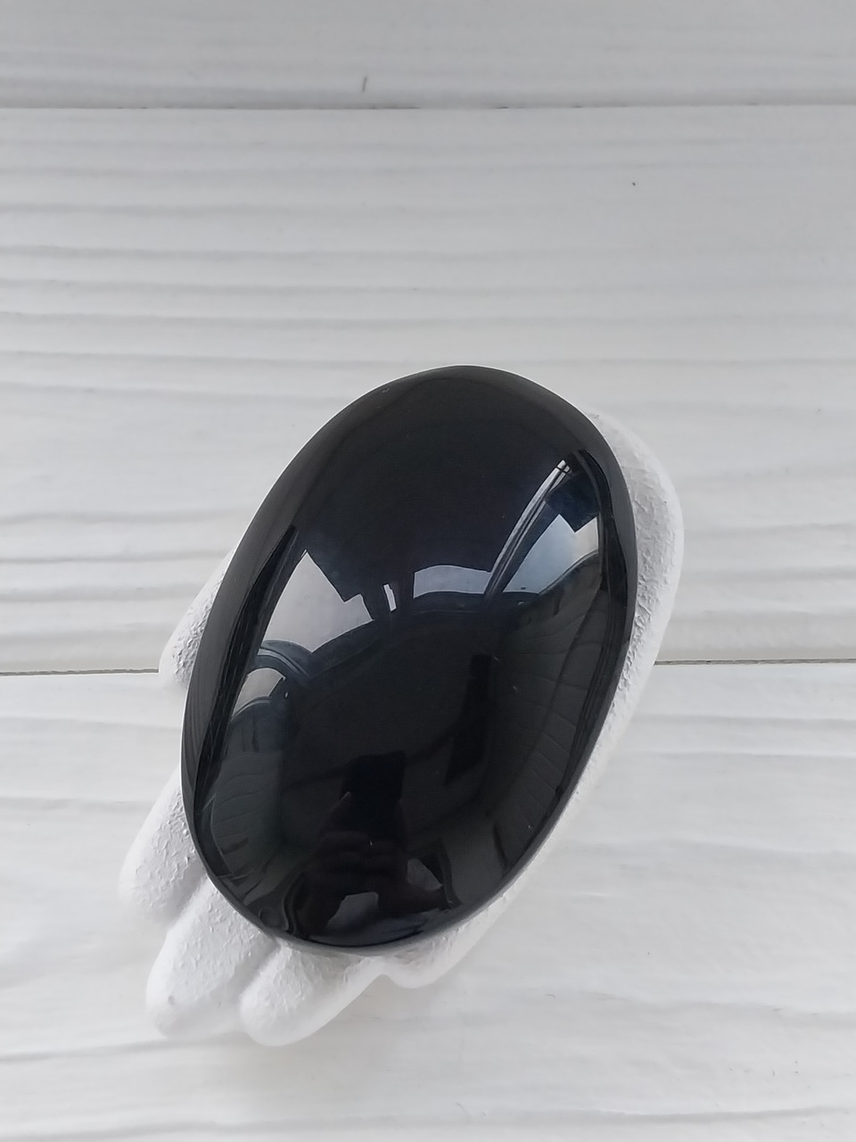 Обсидіан натуральний камінь райдужний обсидіан 72*47*28 мм. Індія!, фото 1