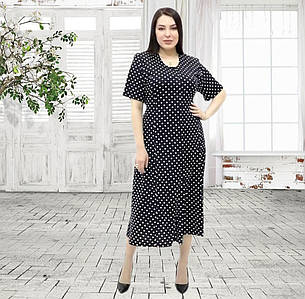 Плаття великого розміру на ґудзиках віскоза