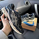 Кросівки чоловічі чорні Asics Gel-NYC Black Beige (20480), фото 6