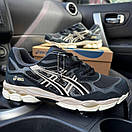 Кросівки чоловічі чорні Asics Gel-NYC Black Beige (20480), фото 8